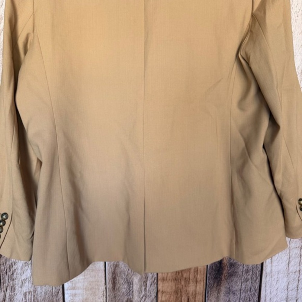 J.Crew Blazer Willa Italian City Wool Blend Work Quiet Luxury Classic Size 18 - Picture 6 of 9